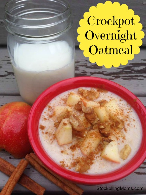 Crockpot Easy Overnight Oatmeal