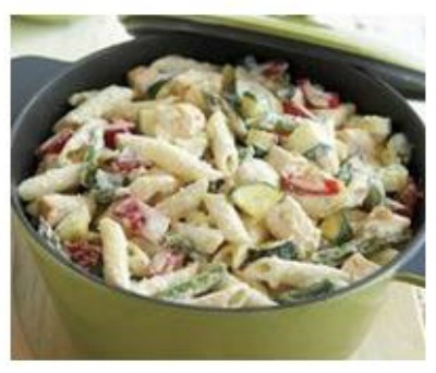 Creamy Chicken Pasta Primavera