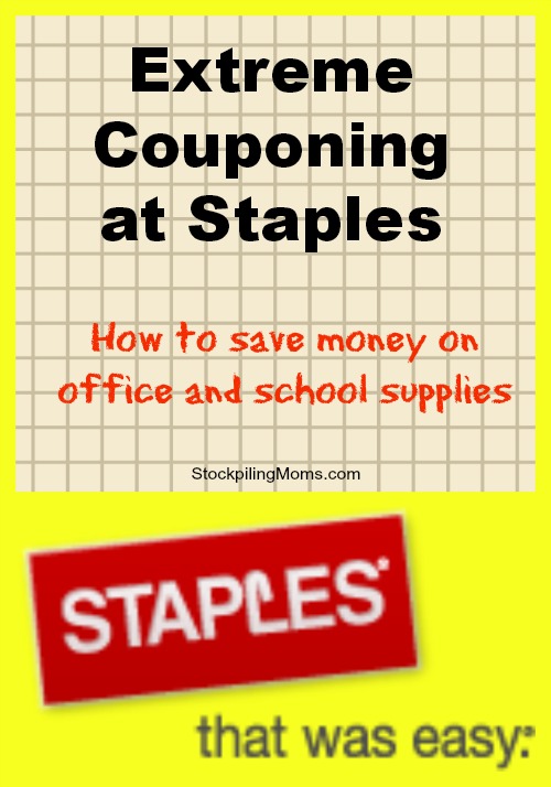 Extreme Couponing at Staples