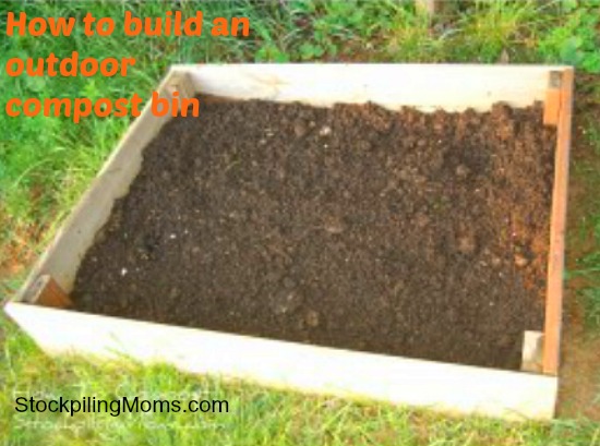 How to build an outdoor compost bin