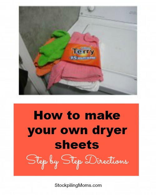 Make Your Own Dryer Softener Sheets - The Make Your Own Zone