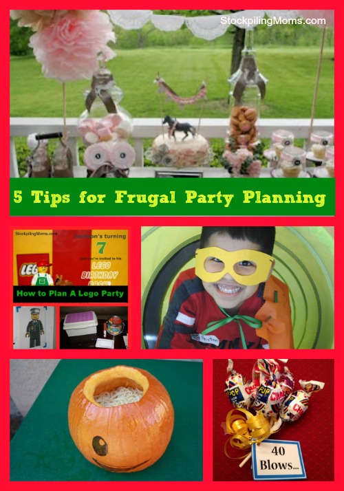 5 Tips for Frugal Party Planning