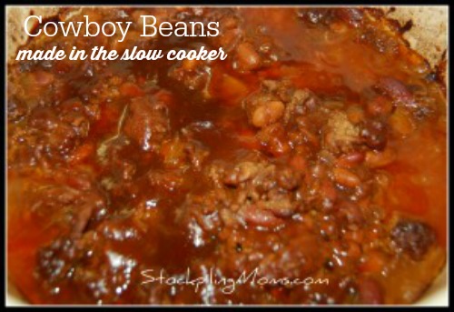 Slow Cooker Cowboy Beans