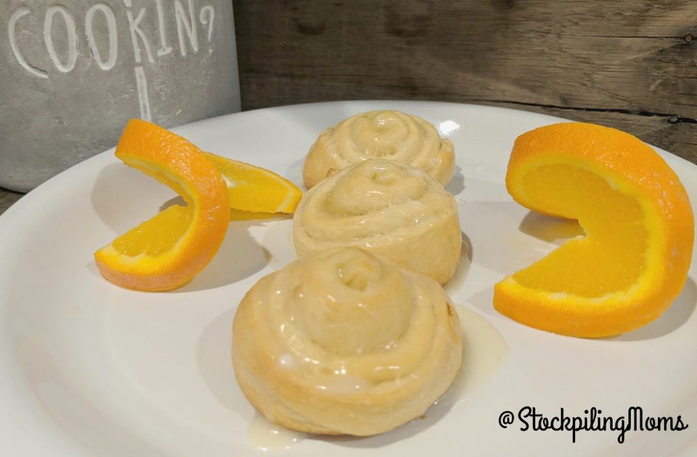 Orange Breakfast Delight Rolls