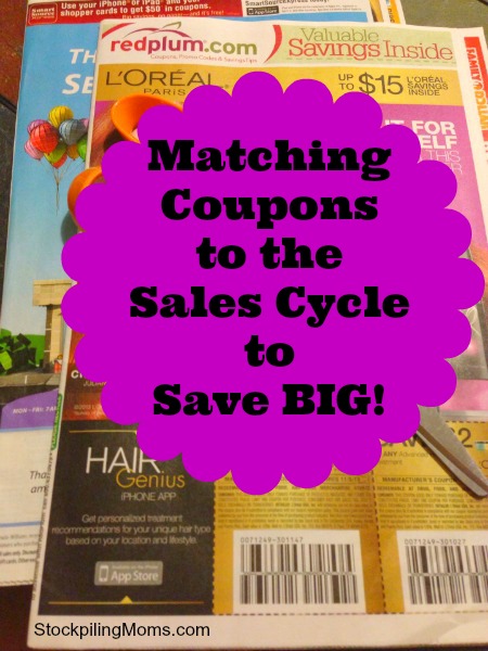 Stockpiling 101 – Matching your coupons