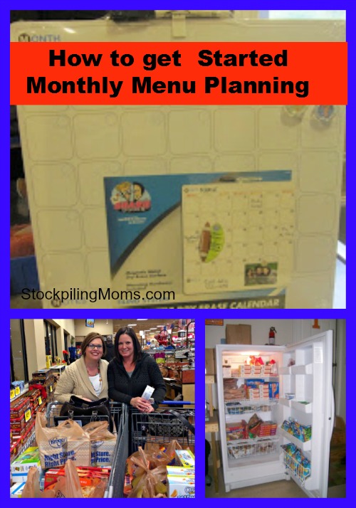 Stockpiling 101 – Monthly Menu Planning