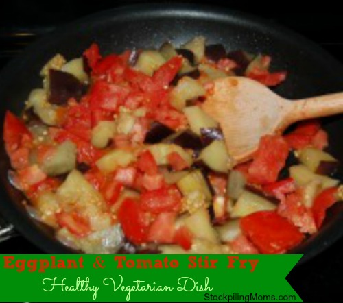 Eggplant and Tomato Stir Fry