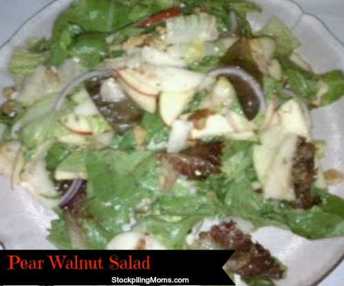 Pear Walnut Salad