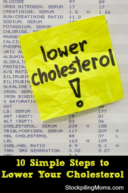 10 Simple Steps to Lower Your Cholesterol