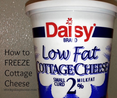 Can you freeze cottage cheese?