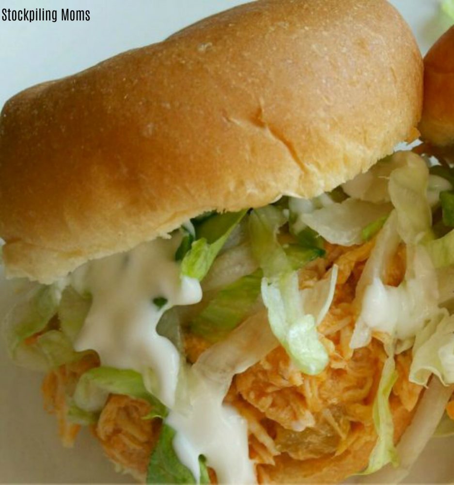 Buffalo Chicken Party Sandwiches