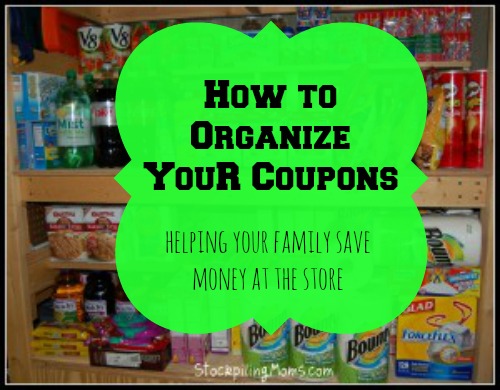 Organizing Your Coupons
