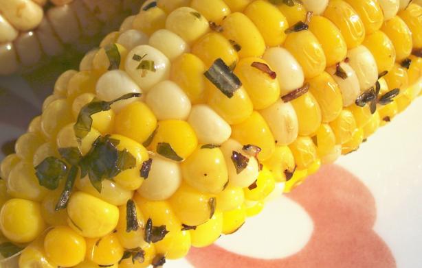 Grilled Herbed Corn