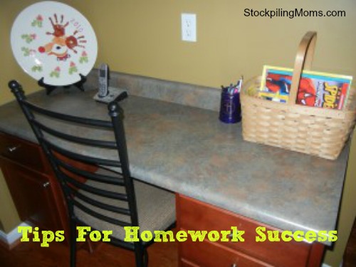 Tips for homework success