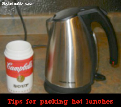 How to Preheat a Thermos for Packing Hot Lunches 