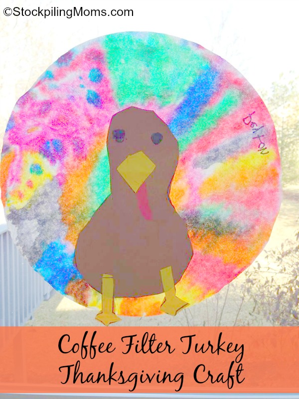 Coffee Filter Turkey Thanksgiving Craft