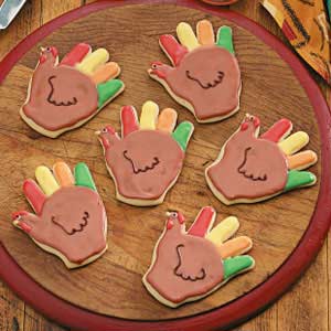 Handprint Turkey Cookies Recipe