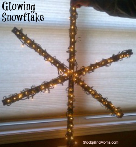 DIY Glowing Snowflake