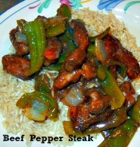 Beef Pepper Steak