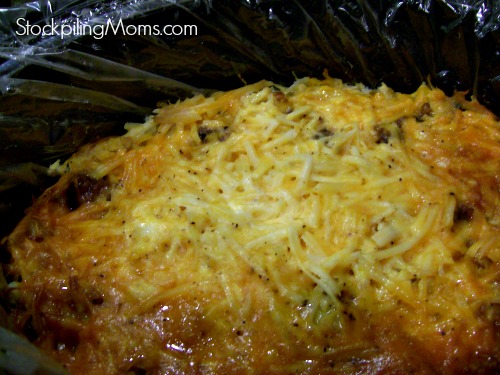 Overnight Crockpot Breakfast Casserole - Sippy Cup Mom