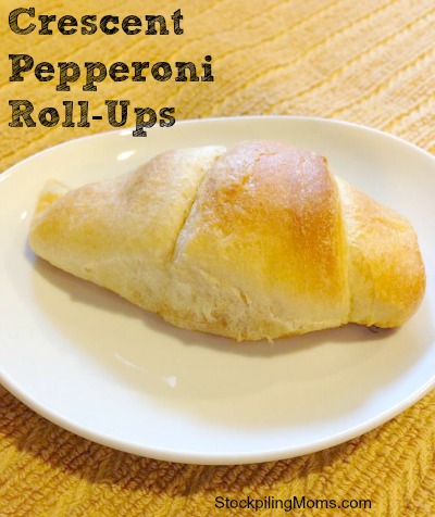 Crescent Pepperoni Roll-Ups