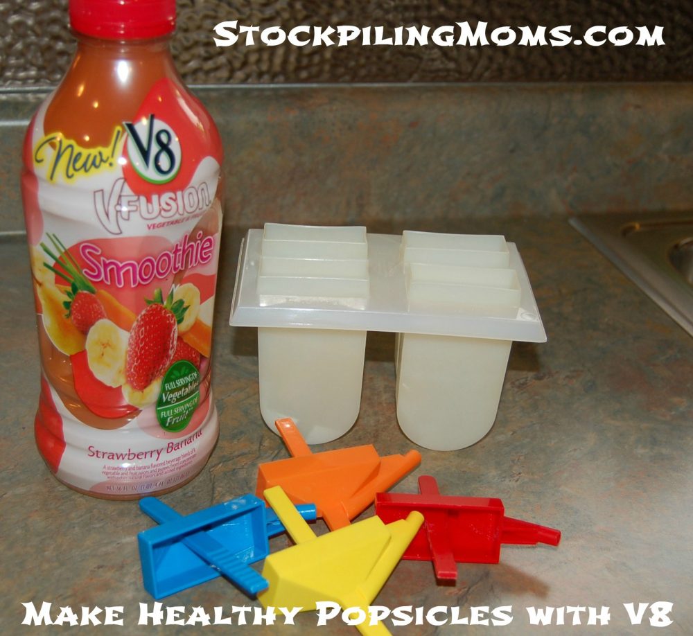 How to make Healthy Popsicles with V8 Fusion