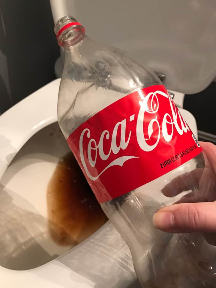 How to Clean a Toilet with Coke