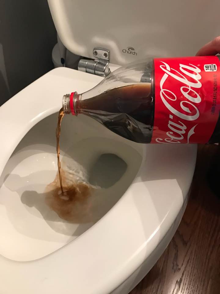 How To Clean a Dirty Toilet with Coca-Cola