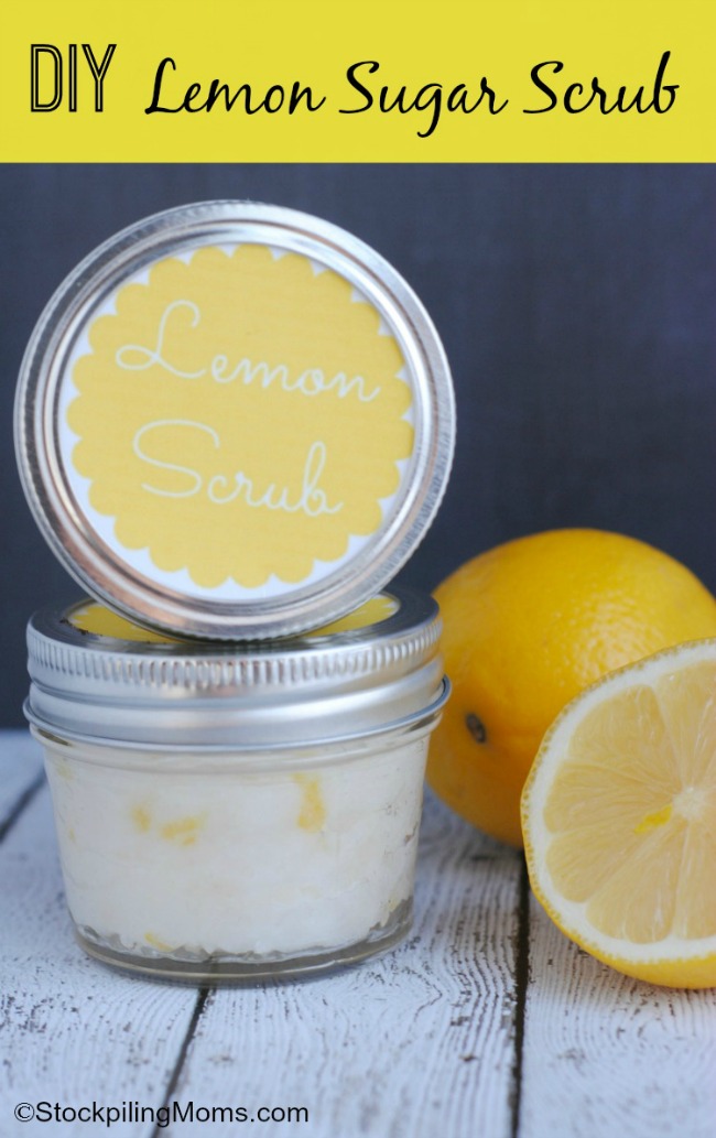 DIY Lemon Foot Scrub - The Produce Moms