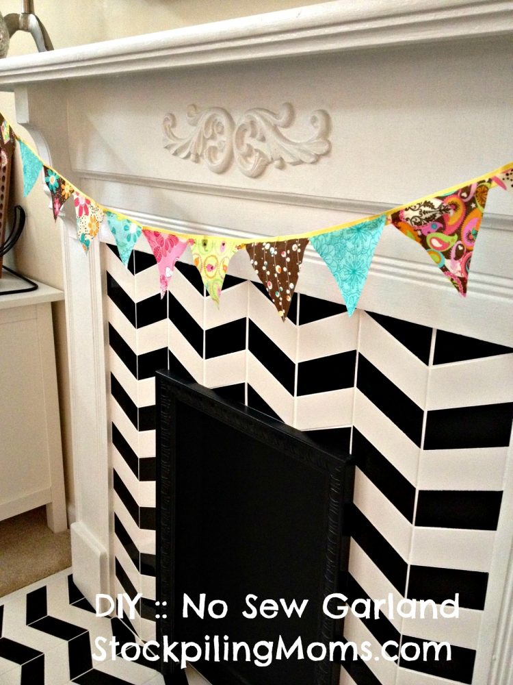 DIY No Sew Garland