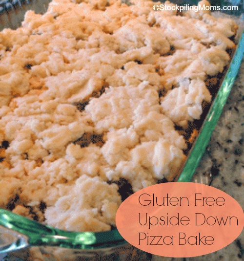 Gluten Free Upside Down Pizza Bake