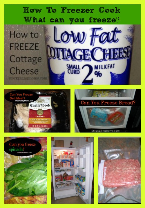 How to freeze 30 Foods