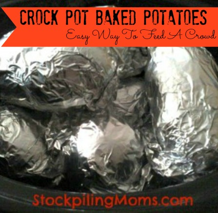 CrockPot Baked Potatoes