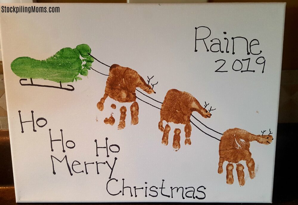 Christmas deals handprint ideas