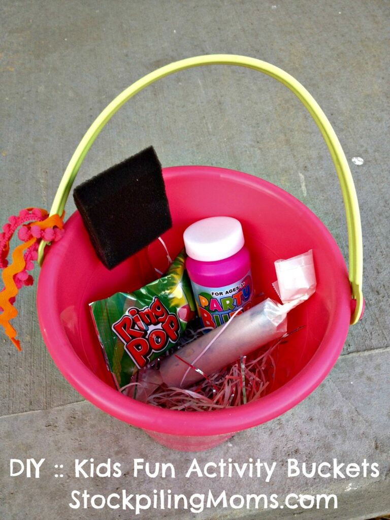 DIY Kids Fun Activity Buckets