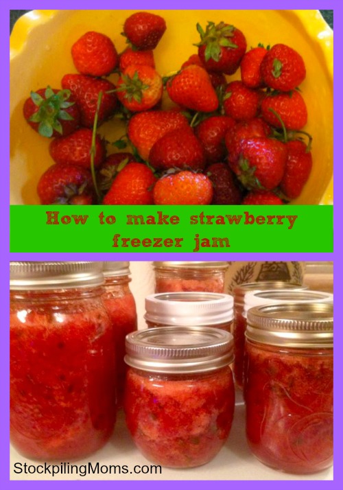 How to make strawberry freezer jam