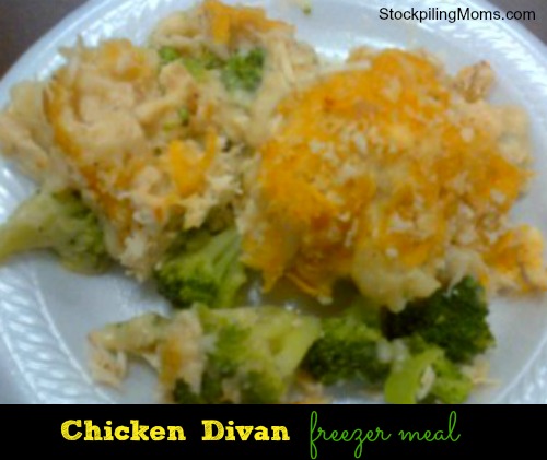 Chicken Divan Freezer Meal