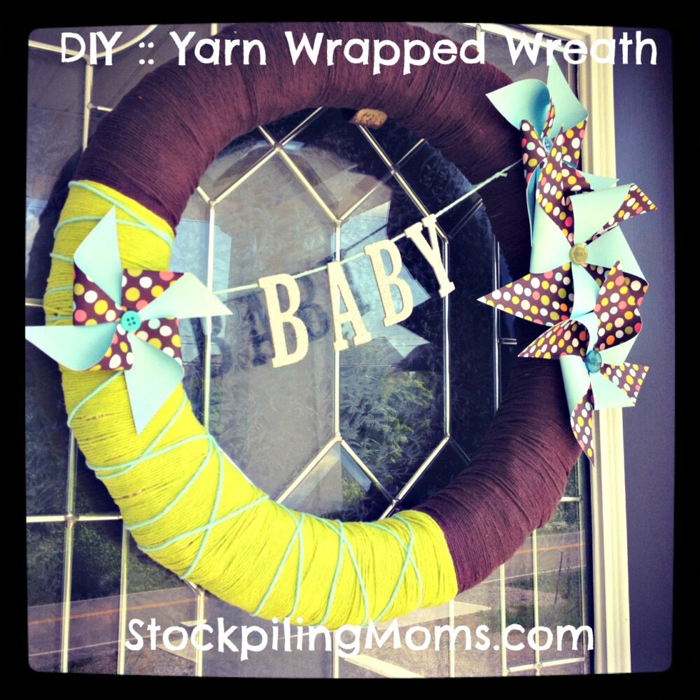 DIY Yarn Wrapped Wreath