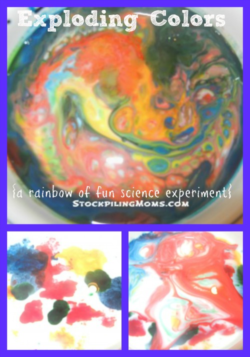 Exploding Colors Science Experiment