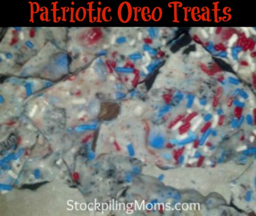 Patriotic Oreo Treats