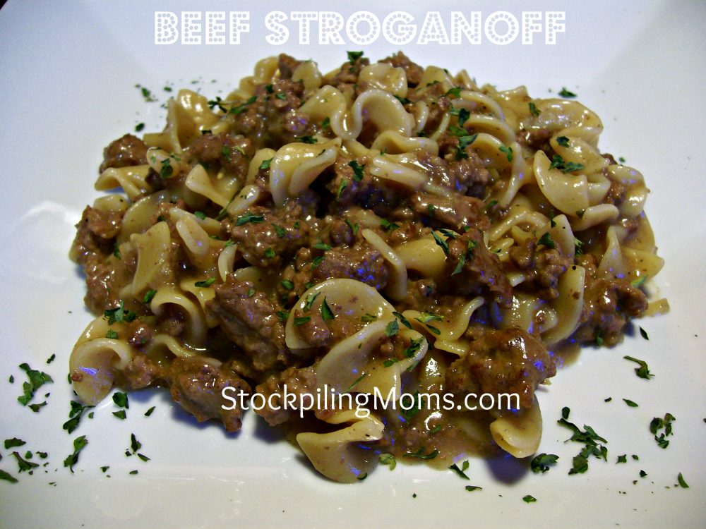 Beef Stroganoff