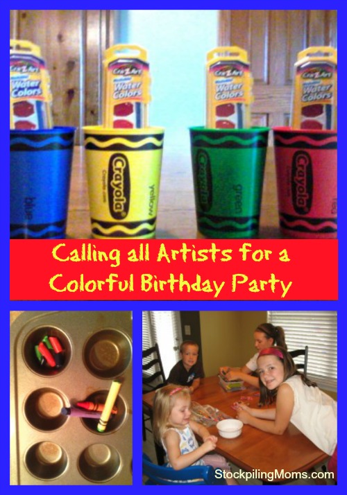 Calling all Artists for a Colorful Birthday Party