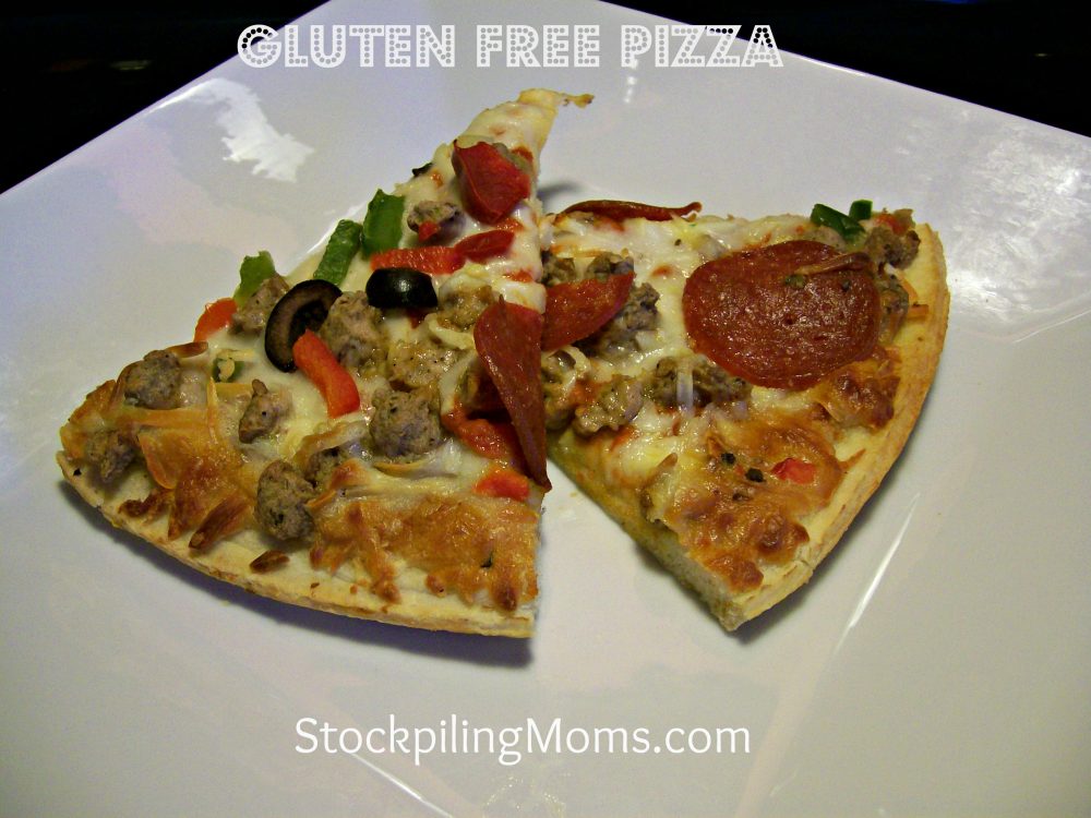 Gluten Free Pepperoni and Sausage Pizza