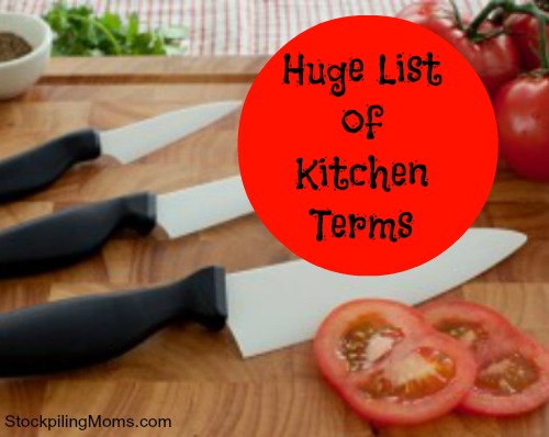 Kitchen Terms