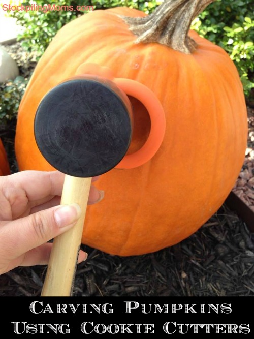 Carving Pumpkins using Cookie Cutters