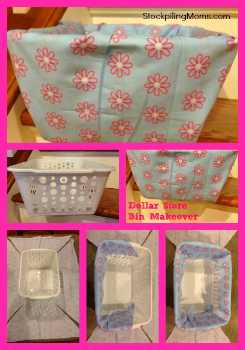 Dollar Tree Plastic Storage Container Makeover