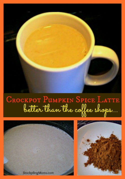 Crockpot Pumpkin Spice Lattes