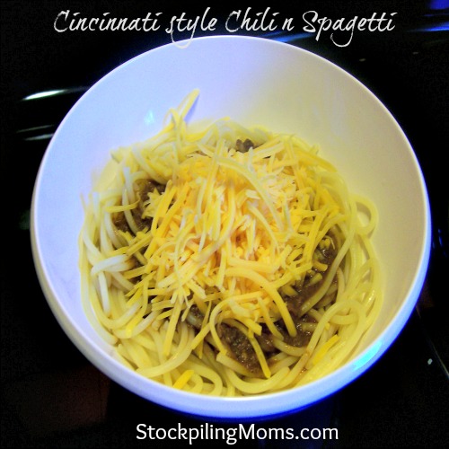 Copycat Cincinnati style Chili Spaghetti