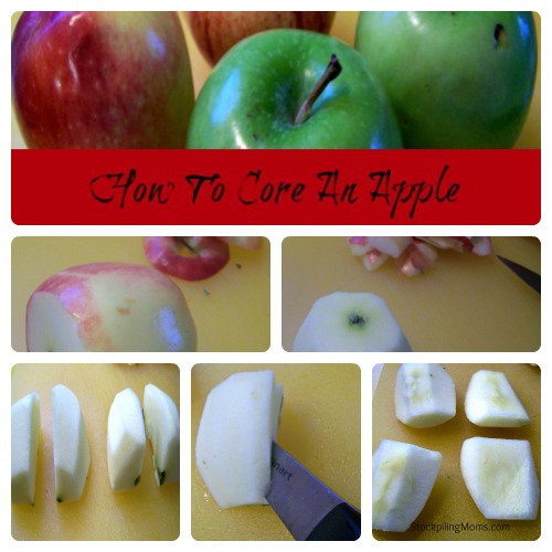 How To Core An Apple