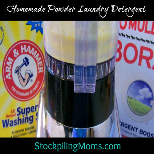 How To Make Homemade Powder Laundry Detergent